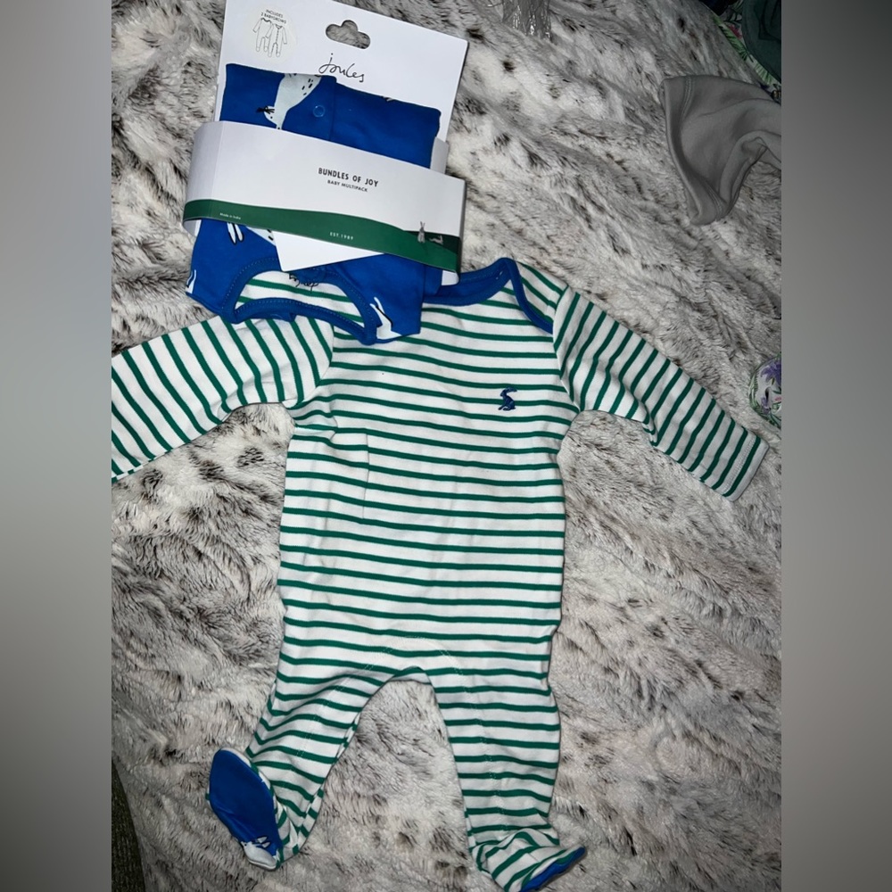 Baby Boy Cotton Footies